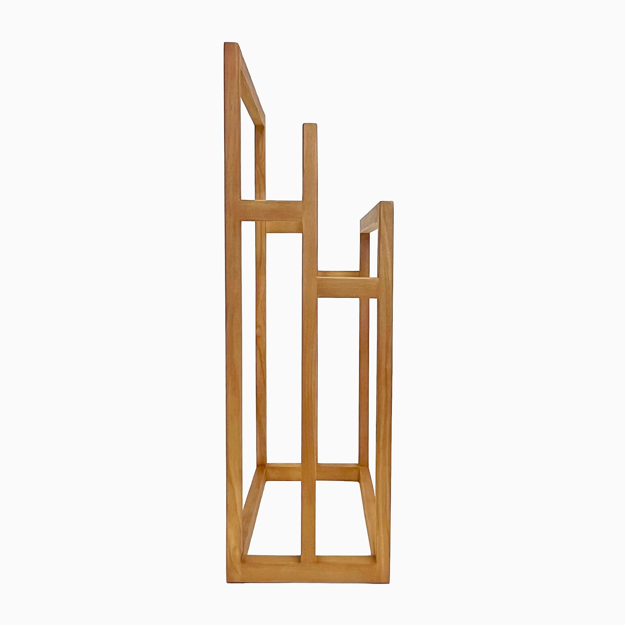 Amazon.com: Asta Spateak Towel Rack, Solid Teak 3-Bar Towel Stand